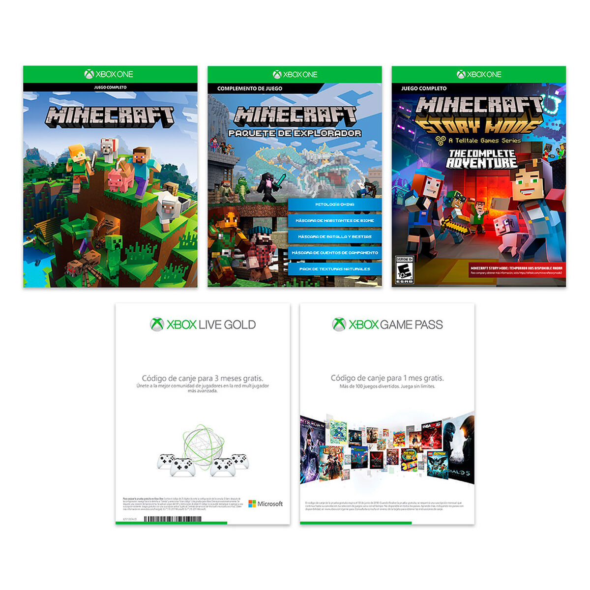 Consola XBOX ONE S Minecraft Complete Adventure 500 GB