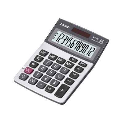 Calculadora de Escritorio Casio MX120S120B Negra