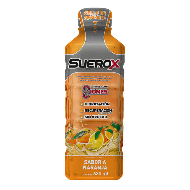 Suerox Bebida Hidratante Sabor Naranja 600 ml