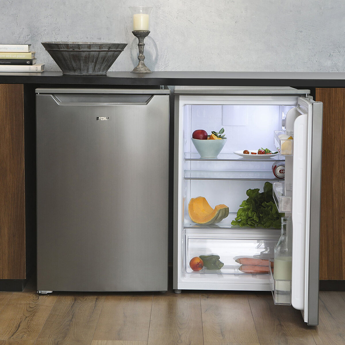 Refrigerador Frío Directo FDV Bajo Cubierta Elegance 124 lts.