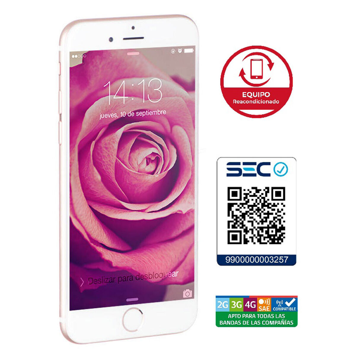 Celular Apple Iphone 6s 16GB 4.7" Reacondicionado Rosado Liberado