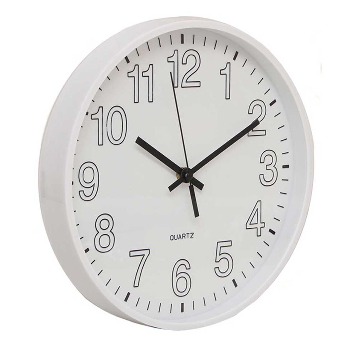 Reloj de Pared Plástico Vgo Circular 30 cm Blanco