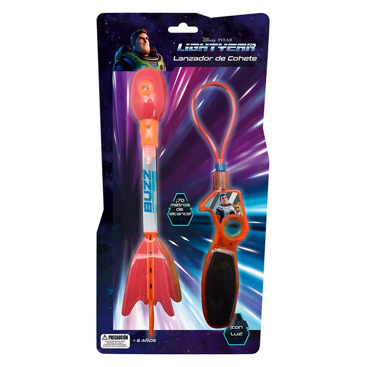Lanzador de Cohete con Luz Lightyear Disney