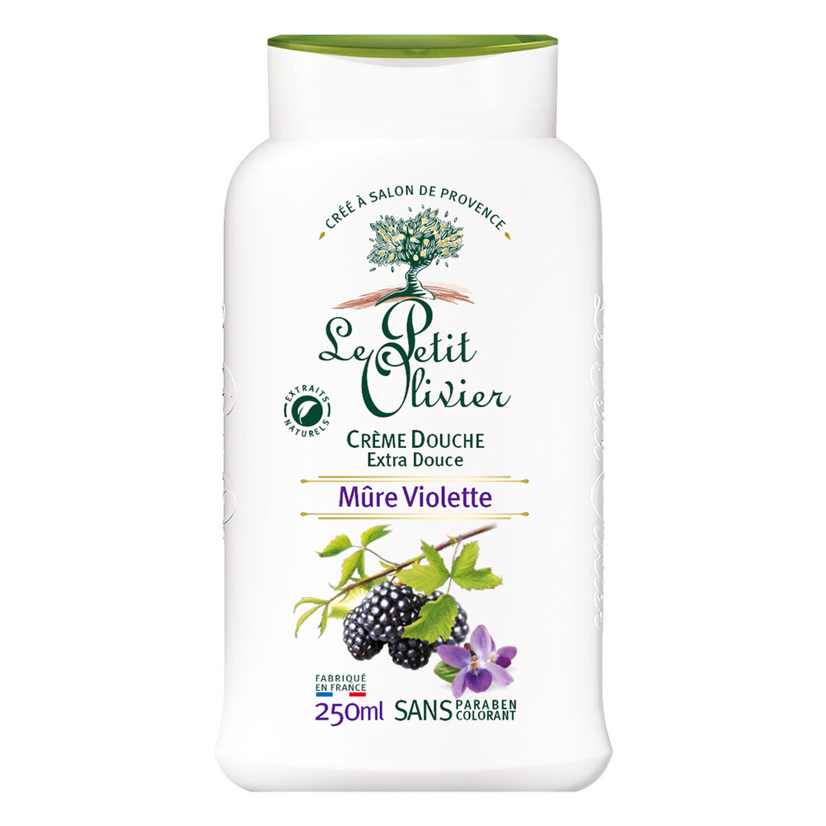 Crema Ducha Extra Suave Mora - Violeta - Vegano - 250 ml