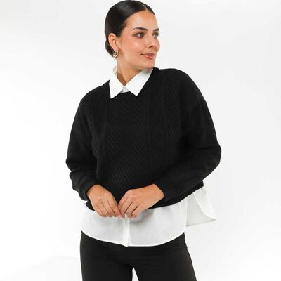 Sweater Con Blusa Mujer Zibel