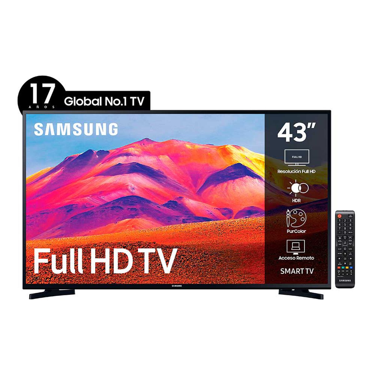LED 43 Samsung UN43T5202AGXZS Smart TV FHD