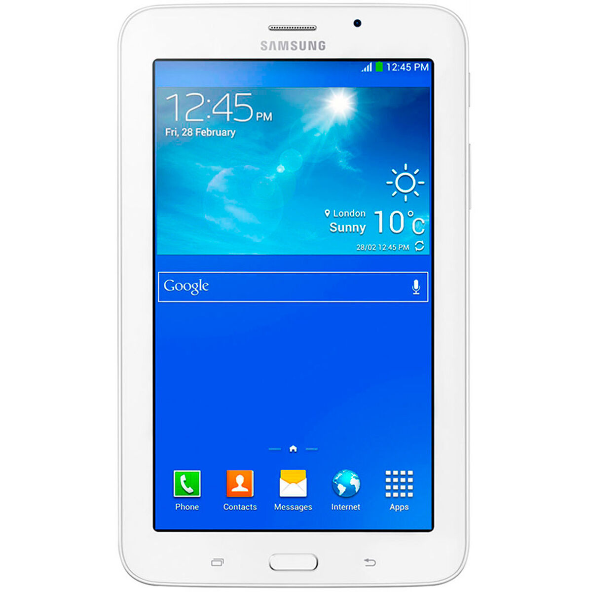 Tablet Samsung SM-T113 Quad Core 1GB 8GB 7" Blanco