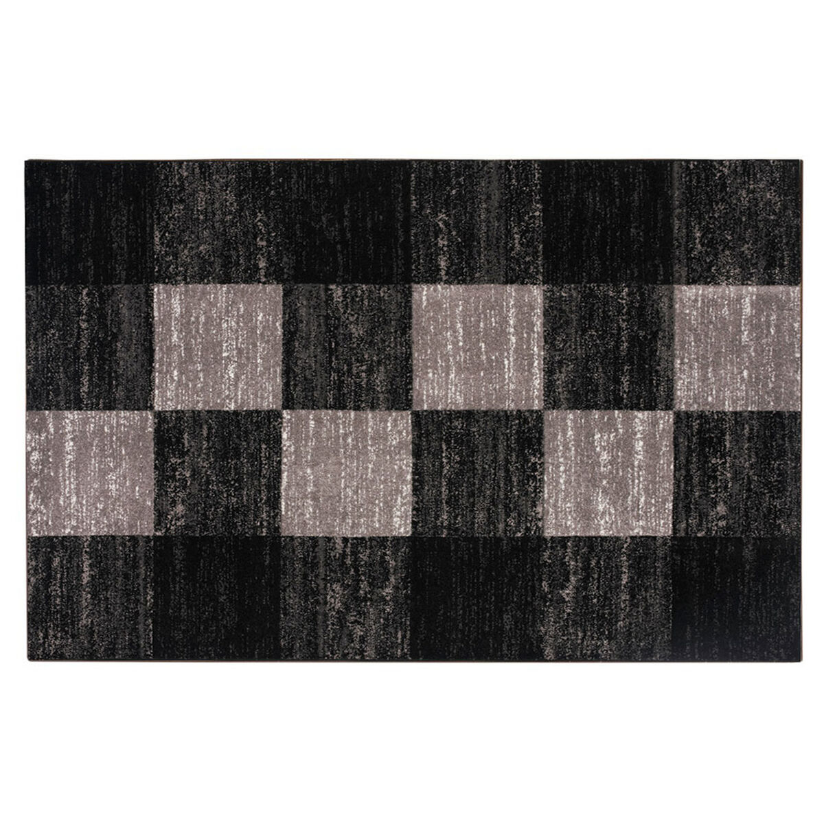Alfombra Frize Carved D4 80X120 Cm Negro