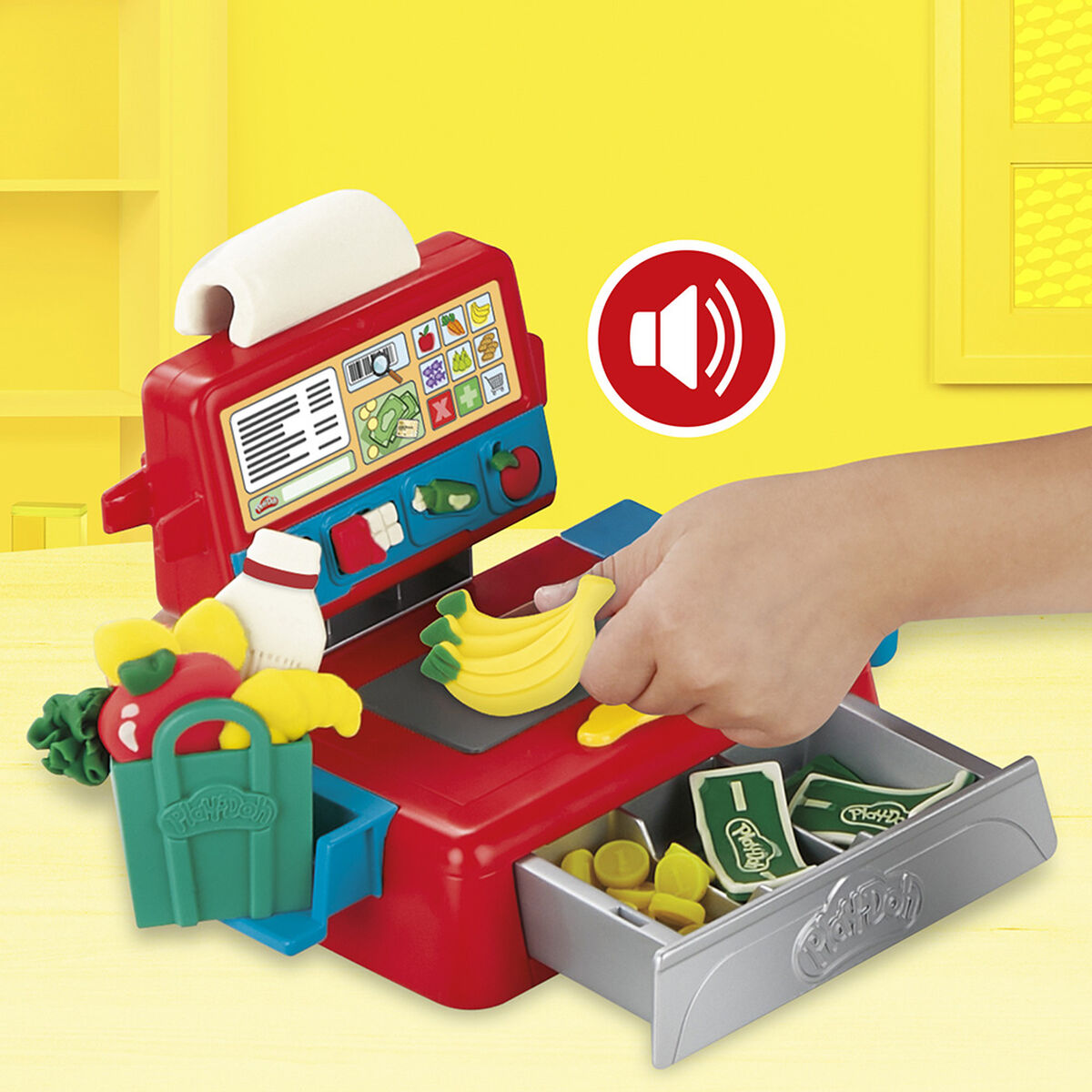 Caja Registradora con Juguete con 4 Colores Play-Doh