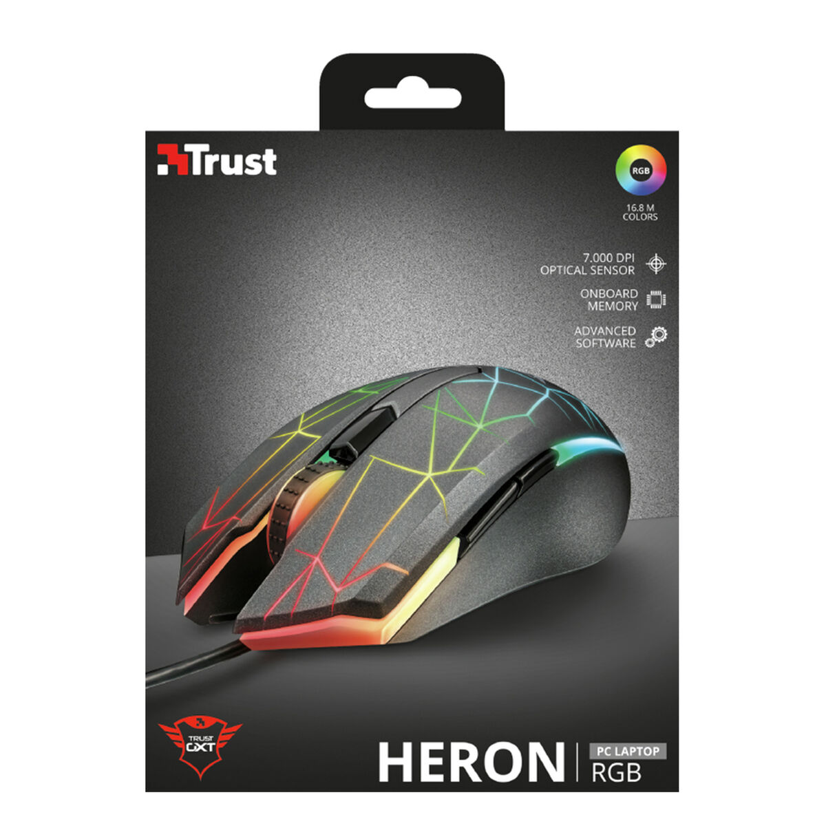 Mouse Gamer Alámbrico GXT170 Heron Trust