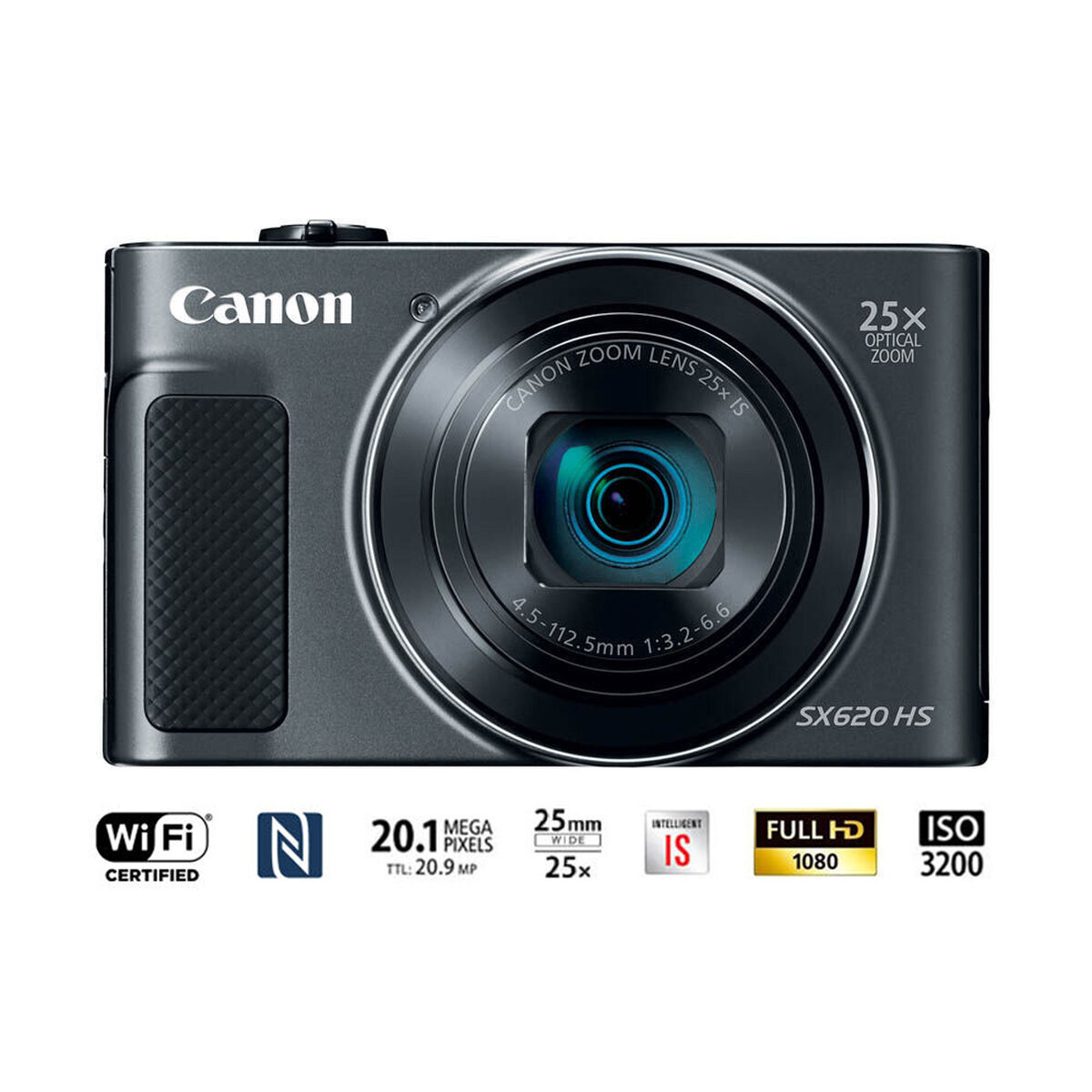 Cámara Digital Canon SX 620 3" Negro