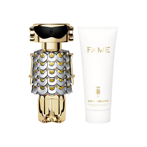 Set de Perfume Paco Rabanne Fame EDP 50 ml + Body Lotion 75 ml Launch Hd22