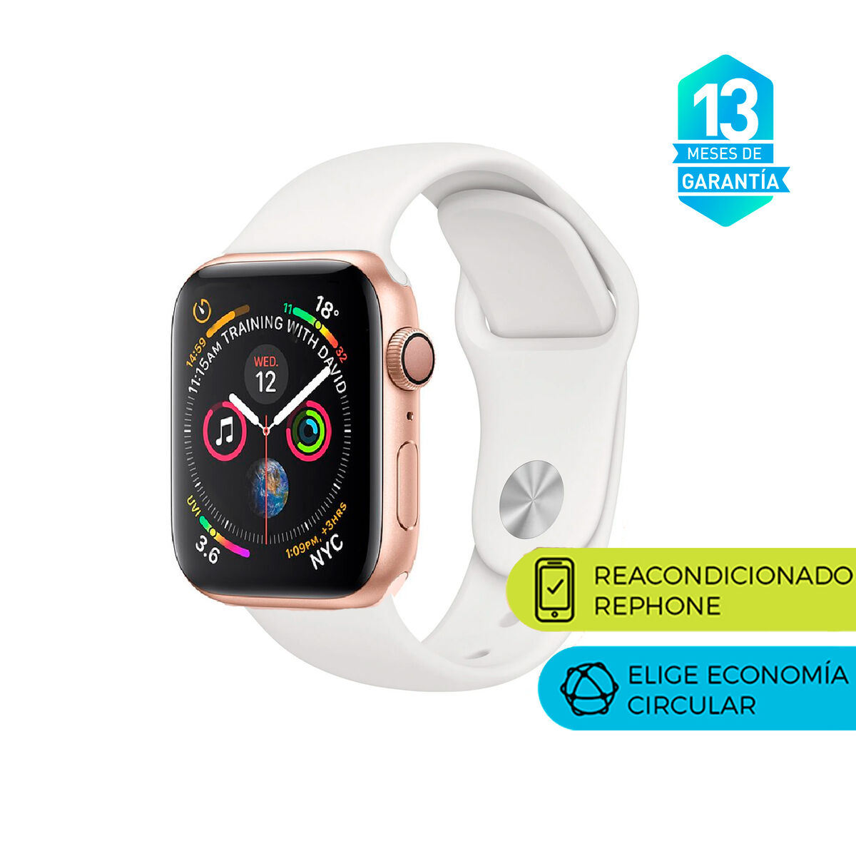 Smartwatch Apple iWatch Serie 4 44 mm Dorado Reacondicionado