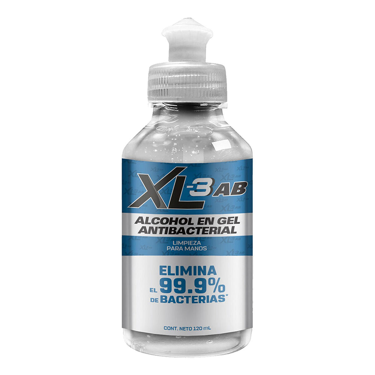 Alcohol en Gel Antibacterial XL3 120 ml