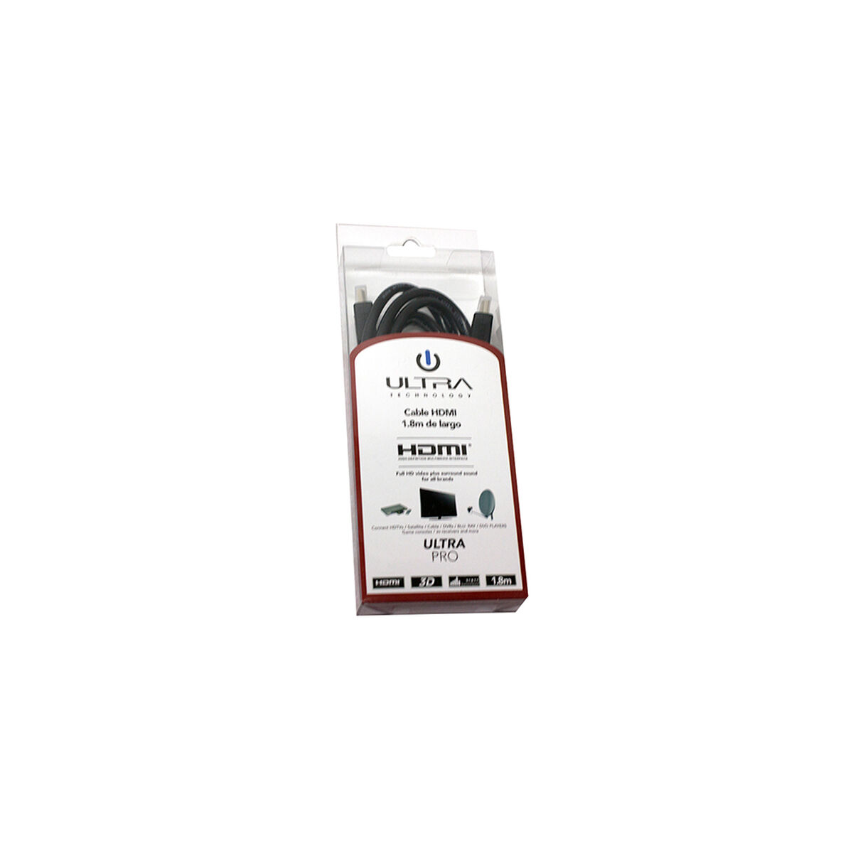 Cable HDMI Ultra 31HDMBL187 Blister 1,8 mts.