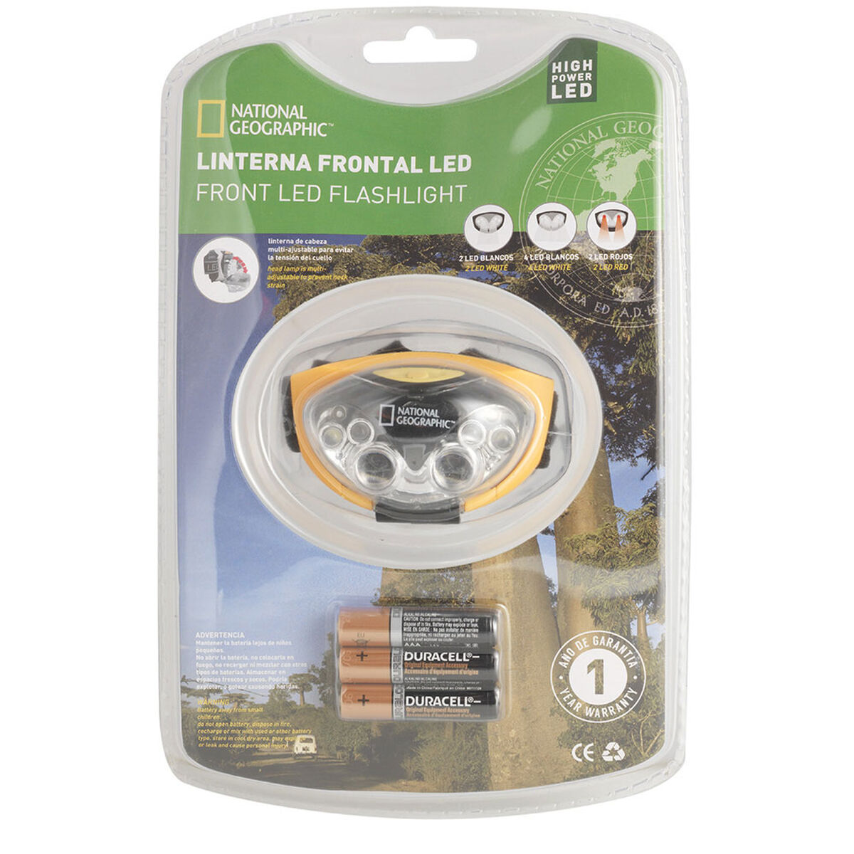 Linterna Frontal National Geographic Led