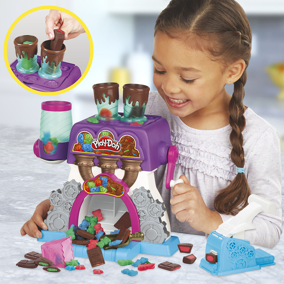 Kitchen Creations - Fábrica de chocolate Play-Doh
