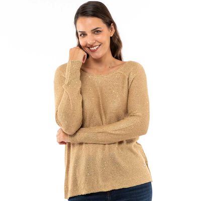 Sweater con Apliques Mujer Zibel