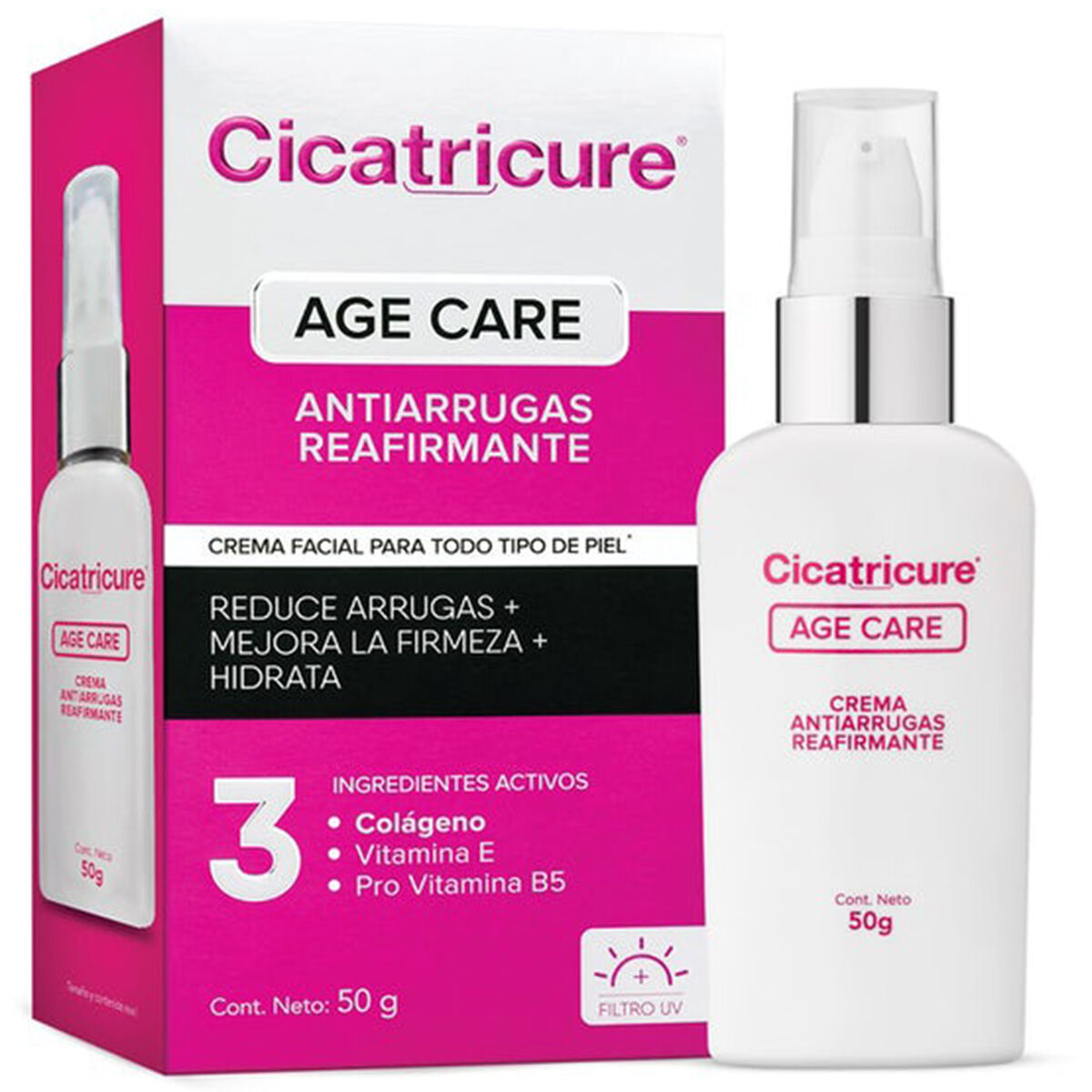 Pack Cicatricure Age Care Reafirmante 50g + Agua Micelar 200 ml