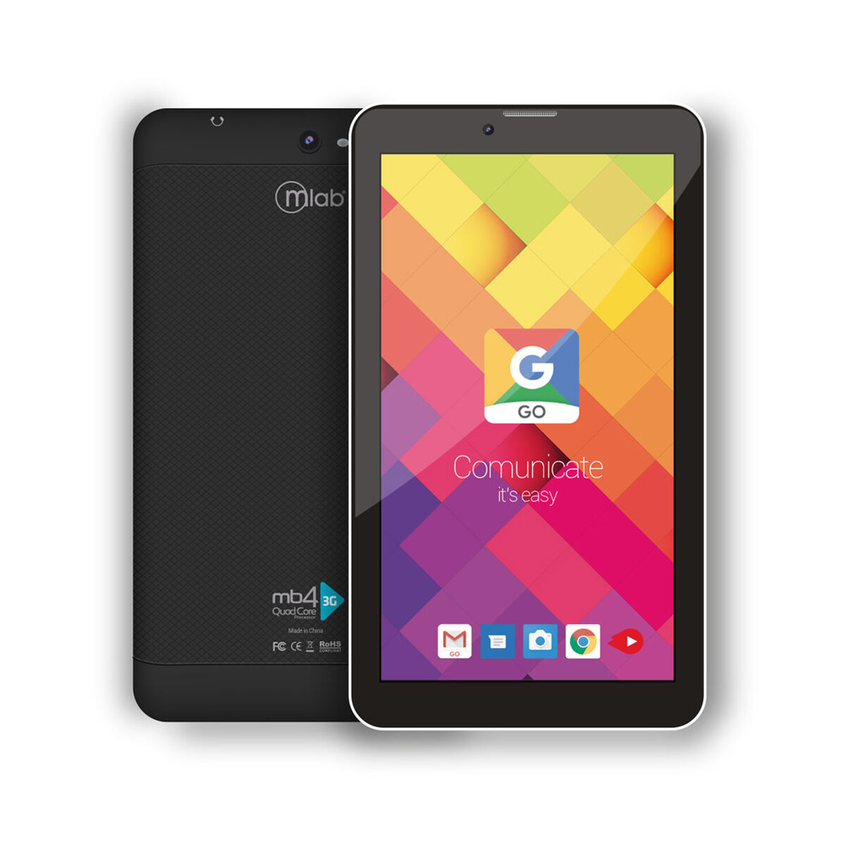 Tablet Mlab MB4 3G Quad Core 1GB 16GB 7” Negro 