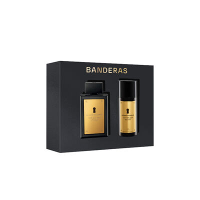 Set Regalo Antonio Banderas Perfume Hombre Golden Secret Edt 100Ml + Desodorante