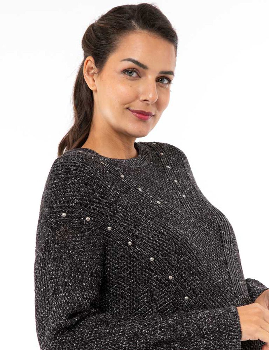 Sweater Con Apliques Mujer Alma
