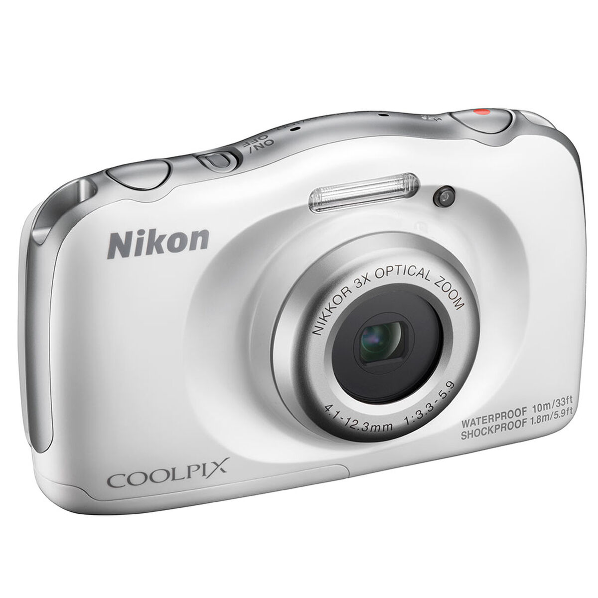Cámara Nikon Coolpix W100 13,2 MP Plata | laPolar.cl