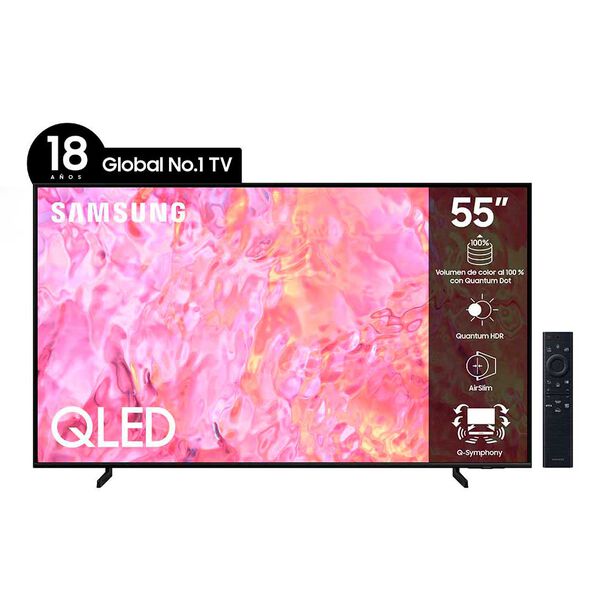 QLED 55"" Samsung Q60C Smart TV 4K 2023