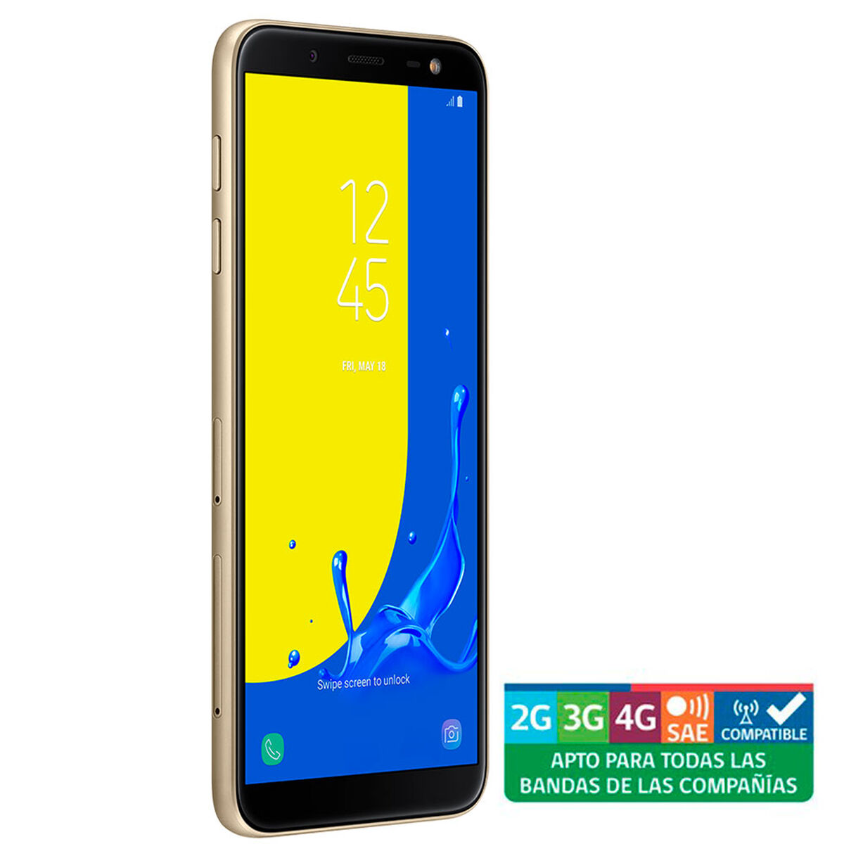 Celular Samsung Galaxy J6 5.6" Dorado Entel