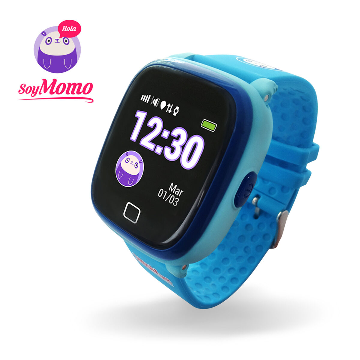 Clasificar Robusto Ambiente Smartwatch SoyMomo para niños Azul con GPS | laPolar.cl