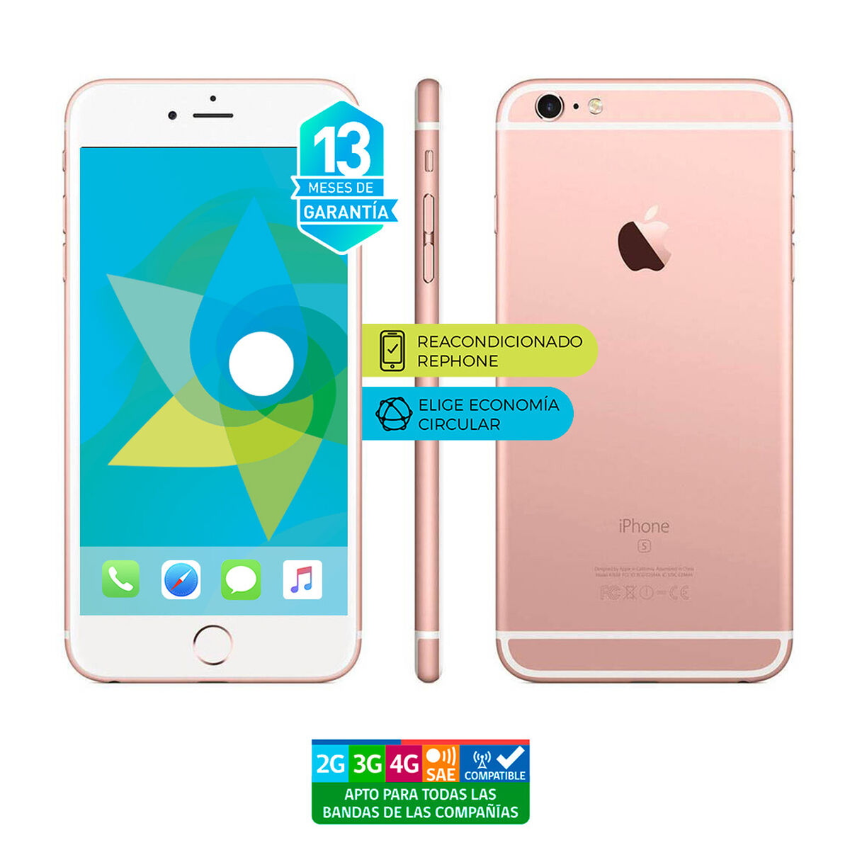 Celular Apple Iphone 6s Plus 32GB 5.5" Reacondicionado Rosado Liberado