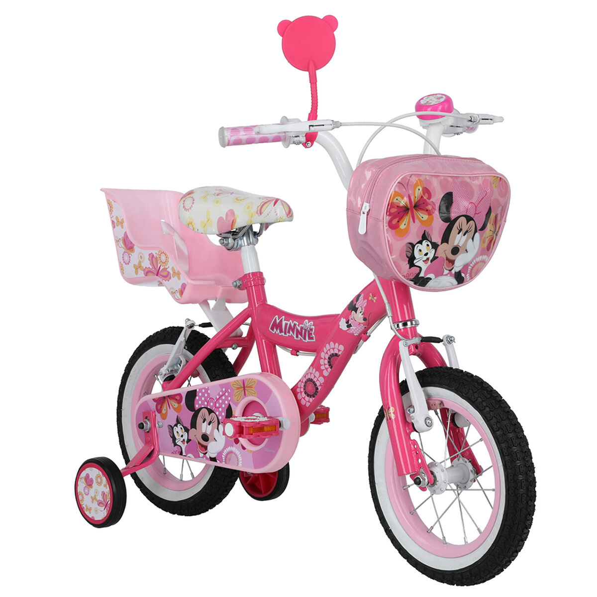 Bicicleta Niña Disney Minnie Aro 12 Rosado