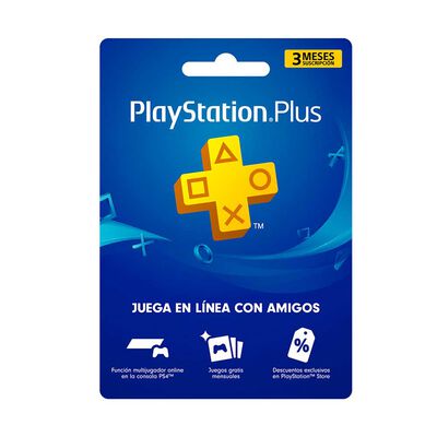 Cupón PS Store Membresía 3 Meses para PS4