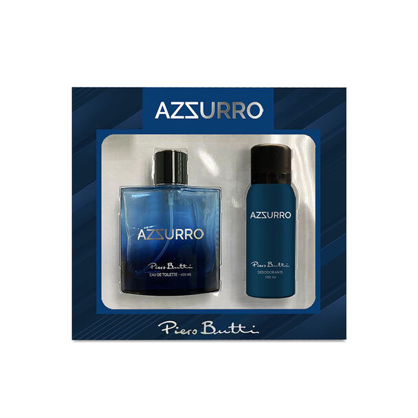 Set de Perfume Piero Butti Azurro EDT 100 ml + Desodorante 100 ml Piero Butti