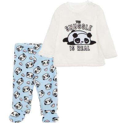 Pijama de Polar Beba Chess Baby