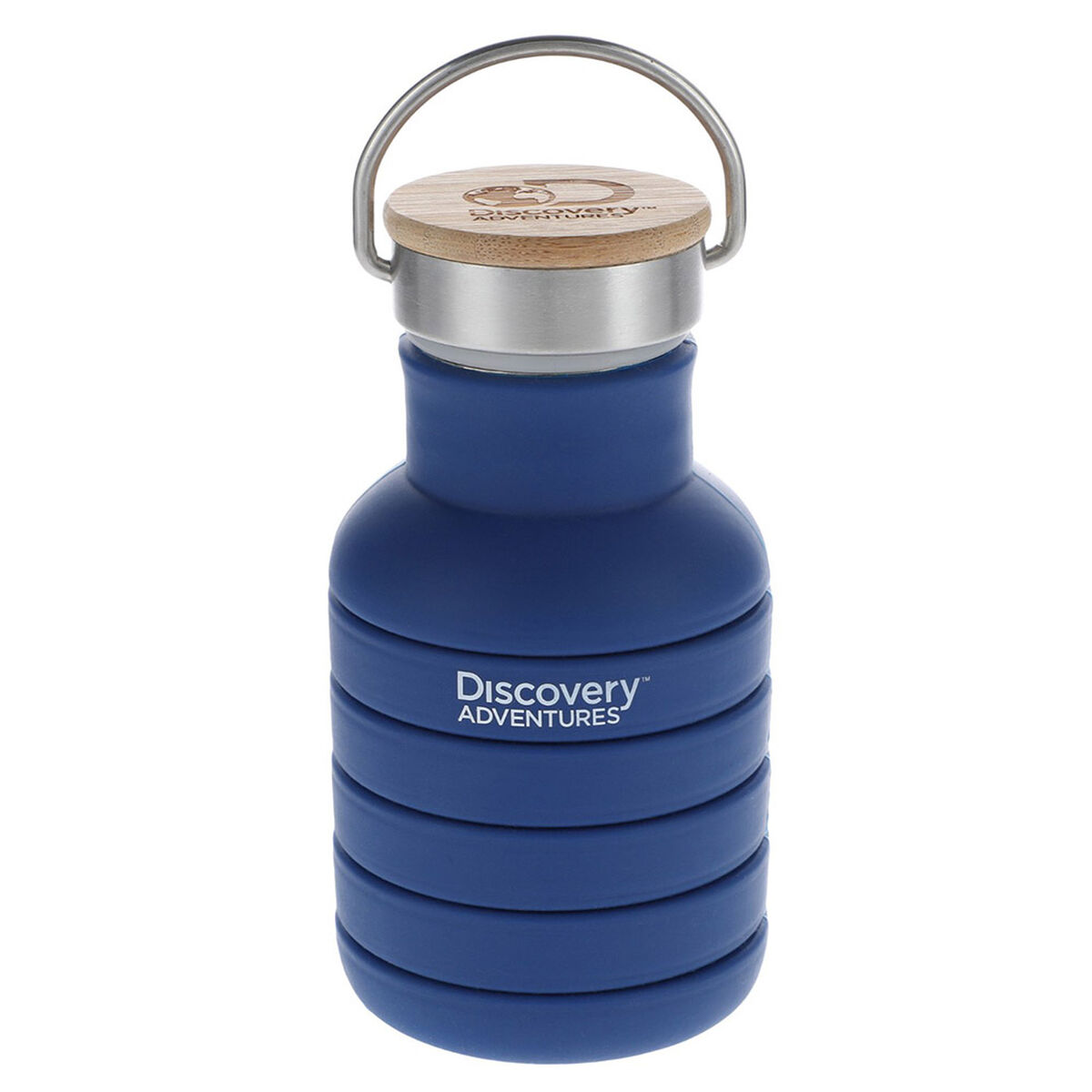 Botella Discovery Adventure Plegable Azul