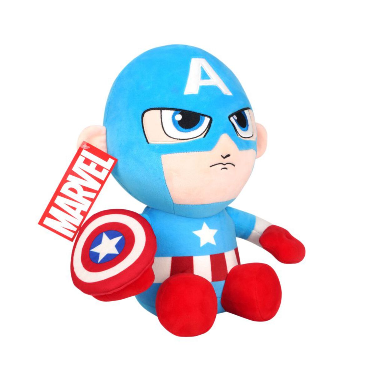 Peluche Capitán América 30 Cm Marvel
