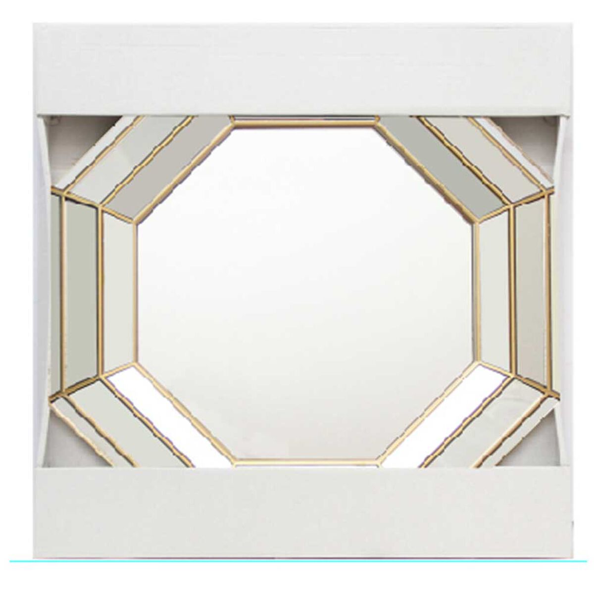Espejo Vgo Relieve Dorado 45 x 22 cm