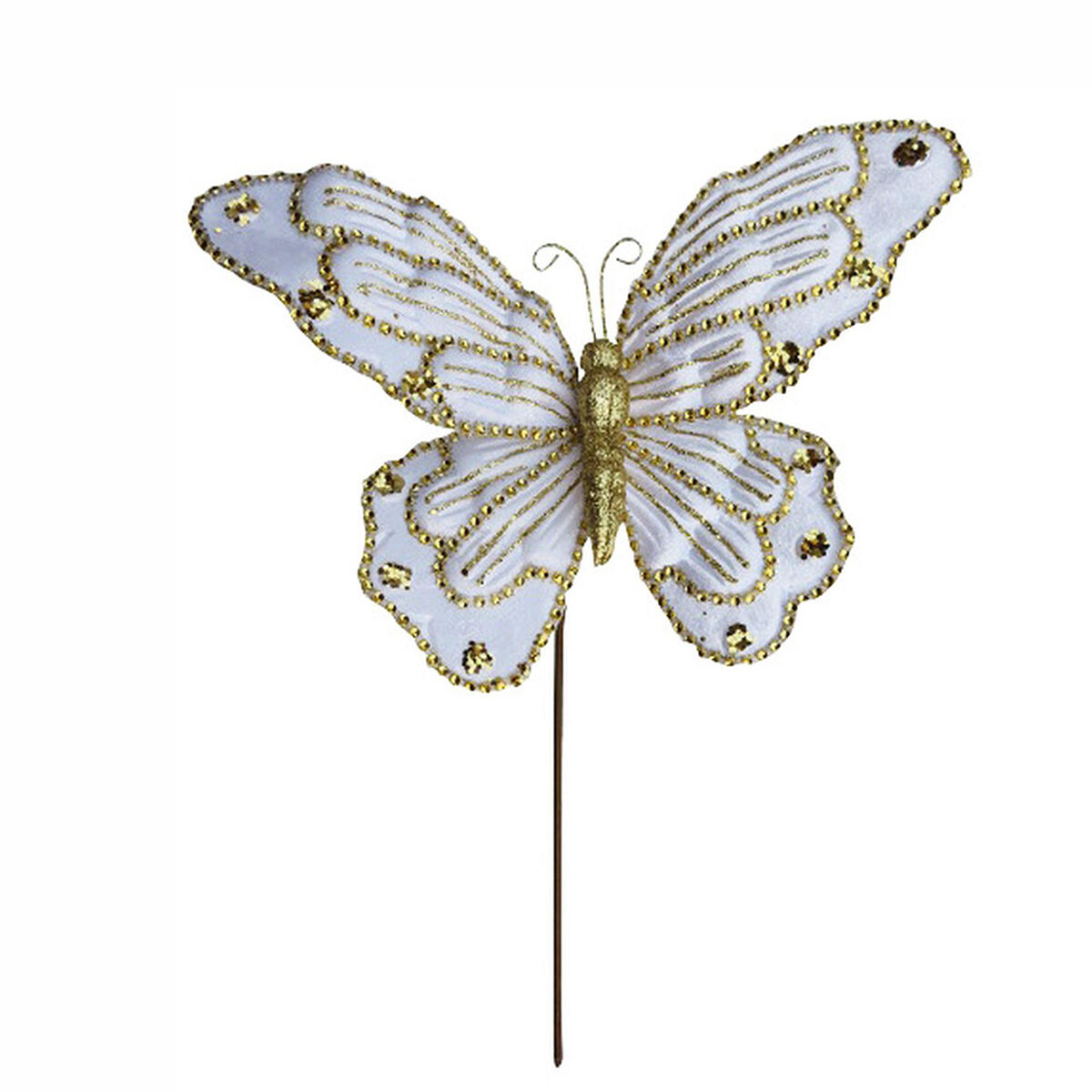 Mariposa Deco Champagne Santini 33 cm