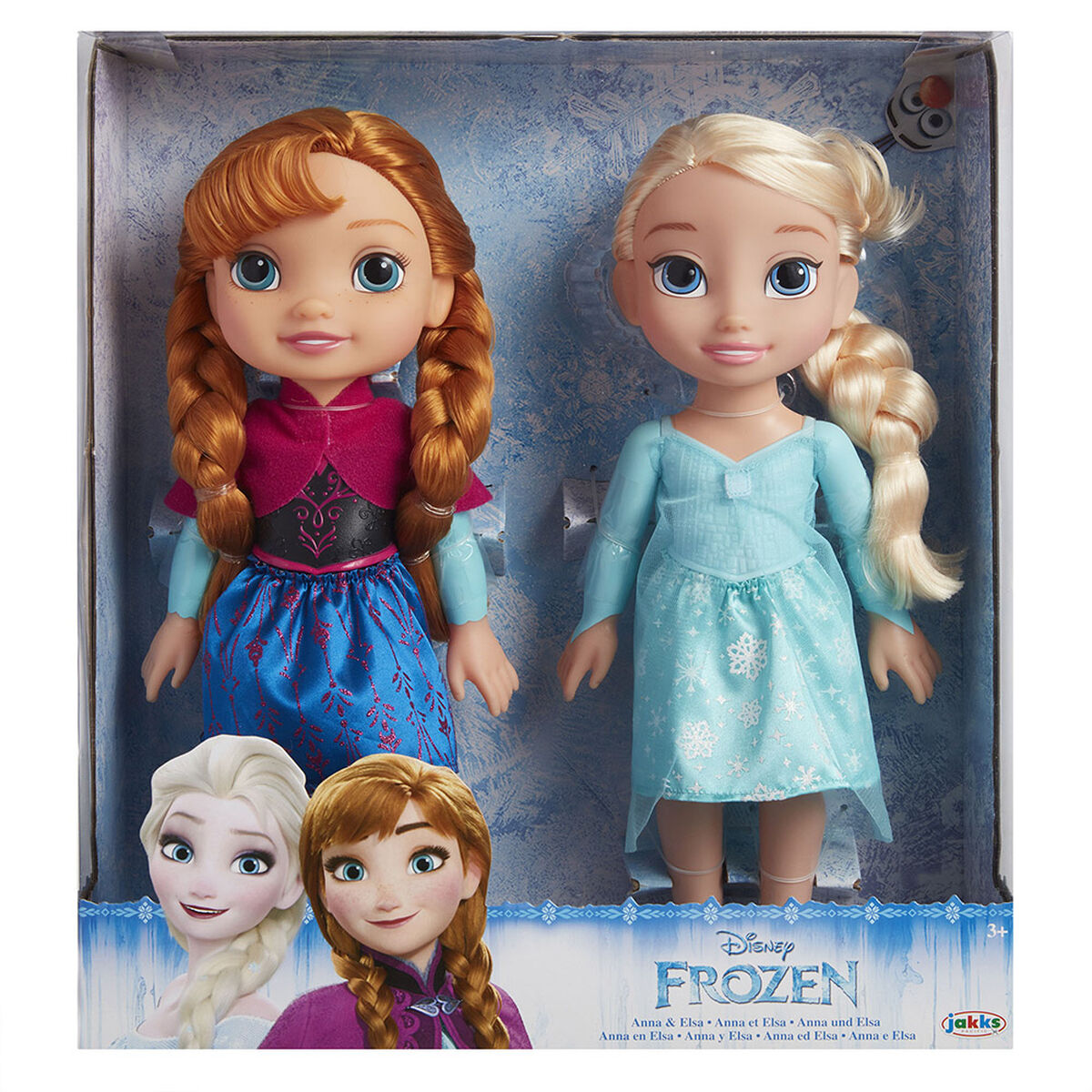 Muñeca Frozen Pack Ana Y Elsa 64915