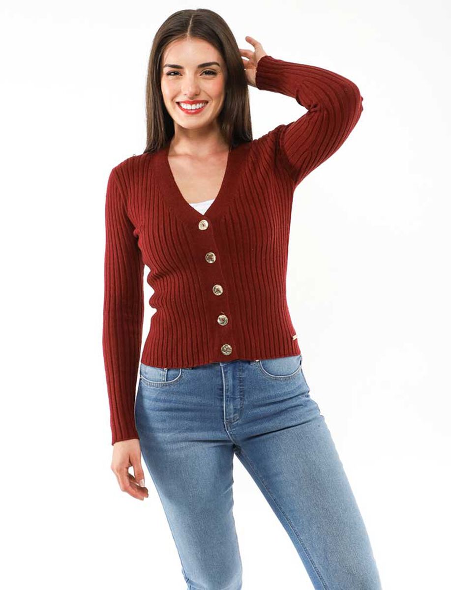 Sweater Botones Mujer Fiorucci