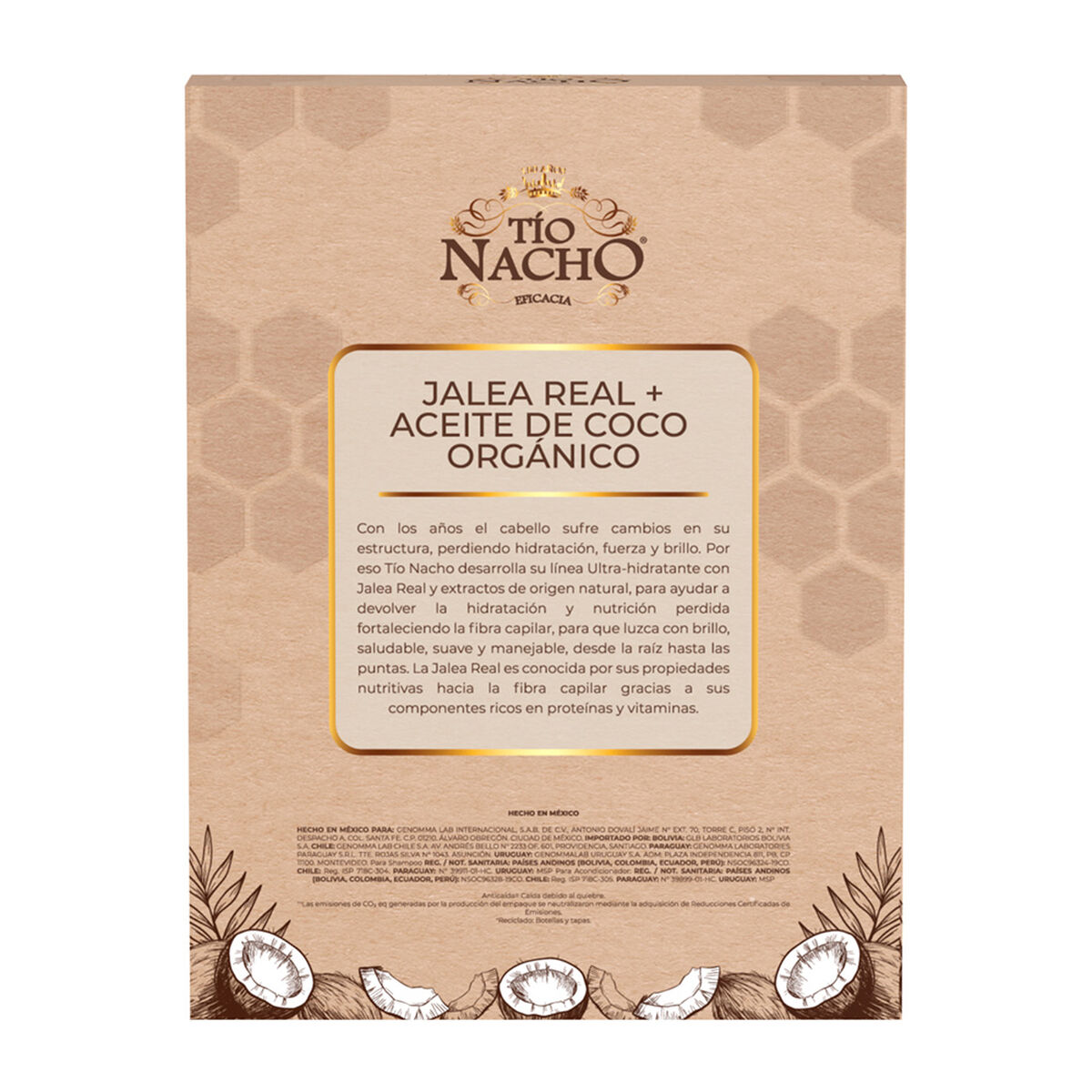 Pack Tío Nacho Coco Ultra Hidratante Shampoo + Acondicionador