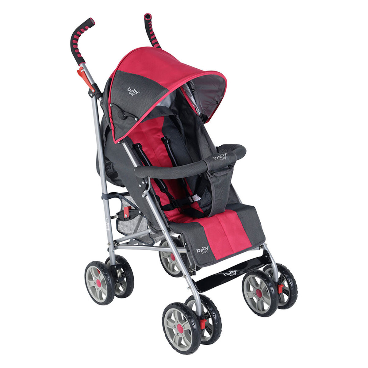 Coche Paragua Baby Way Bw-111T17 Fucsia