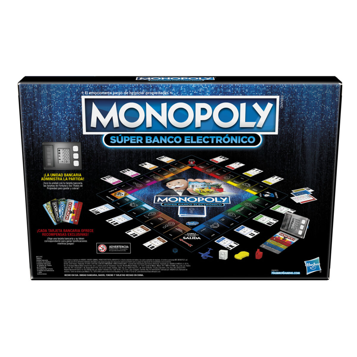 Juego de Mesa Monopoly Super Banco Elecrónico