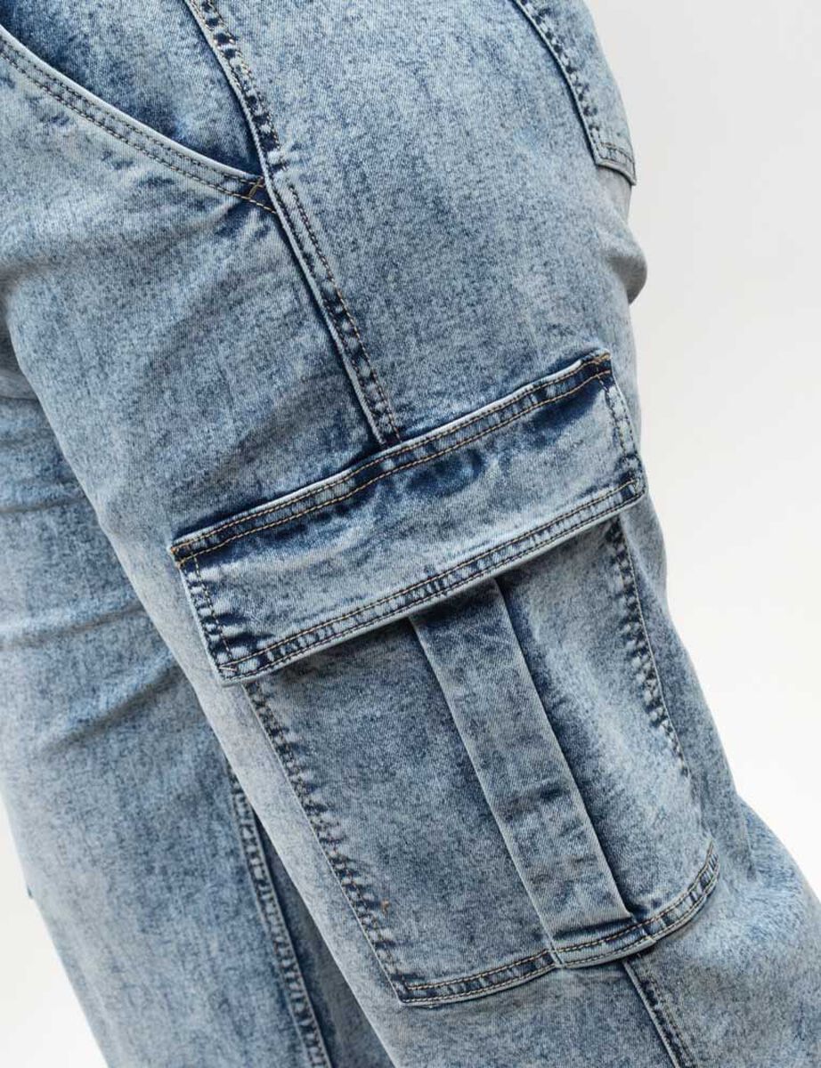 Jeans Cargo Mujer Extralindas