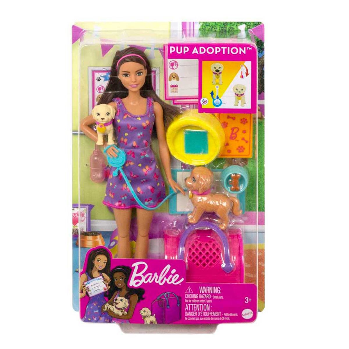 Barbie Set de Juego Adopta un Cachorrito