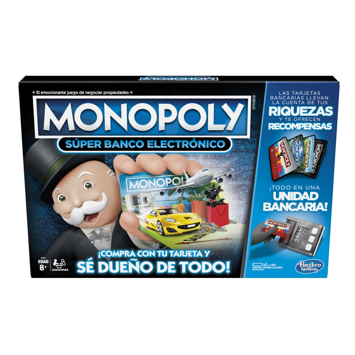 Juego de Mesa Monopoly Super Banco Elecrónico