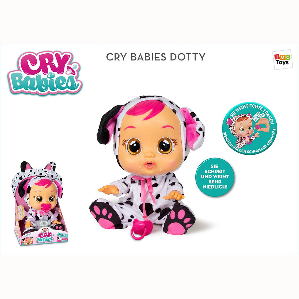 CRY BABIES DOTTY (dalmatian) CRY BABIES