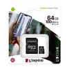 Tarjeta Micro SD Kingston 64GB con Adaptador