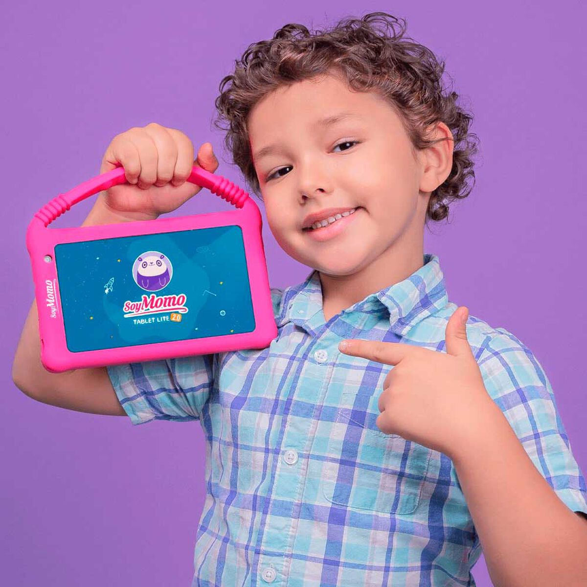 Tablet para Niños SoyMomo Control Parental Lite 2.0 Quad Core 2GB 16GB 7" Rosado